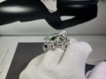 Gold Plated Leopard Diamond Ring 925 Silver Jewelry OEM