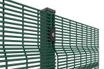 Powder Coated 358 Anti Climb Fence Green Anti Climb Security Fencing