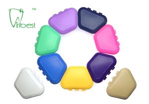 Quality Disposable PP Dental Teeth Retainer Case Box With Hole wholesale