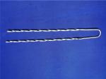Black Preformed Guy Wire Fastener Polished Weatherproof