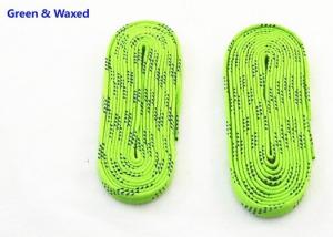 Quality Braided Fiber Colored Hockey Skate Laces Waxed Waterproof Tight Moulded Tips wholesale