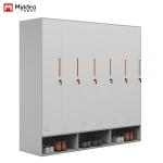 Furniture White Color Storage Cabinet Dormitory Cabinet For Bunk Bed Support
