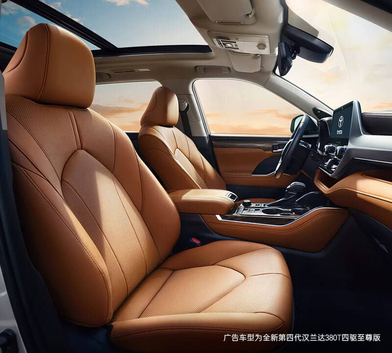 2023 GAC TO-YOTA Highlander Hybrid Electric Vehicle 2.5T 192 HP Automatic Air Conditioner 7 Seat Adult Luxury Medium SUV