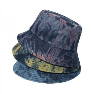 Quality 2022 Distressed Cowboy Fisherman Hat Hip Hop Tie Dye Bucket Hat wholesale