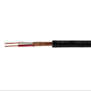 Quality Black Shield PVC Sheath 2Core Professional Low Noise Microphone Cable wholesale
