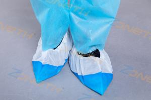 Quality EO Gas Disinfecting 80GSM PPE Disposable Shoe Cover wholesale