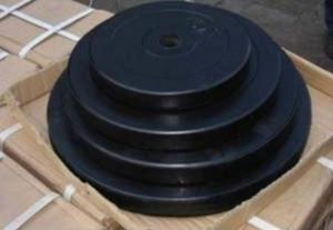 Quality 2.5kg 5kg 7.5kg 10kg 15kg weight plate dia28mm black Rubber coated round barbell plate wholesale