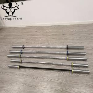 Quality Hard Chrome Weight Lifting Bar 190,000PSI Tensile Strength 2.2m Length wholesale