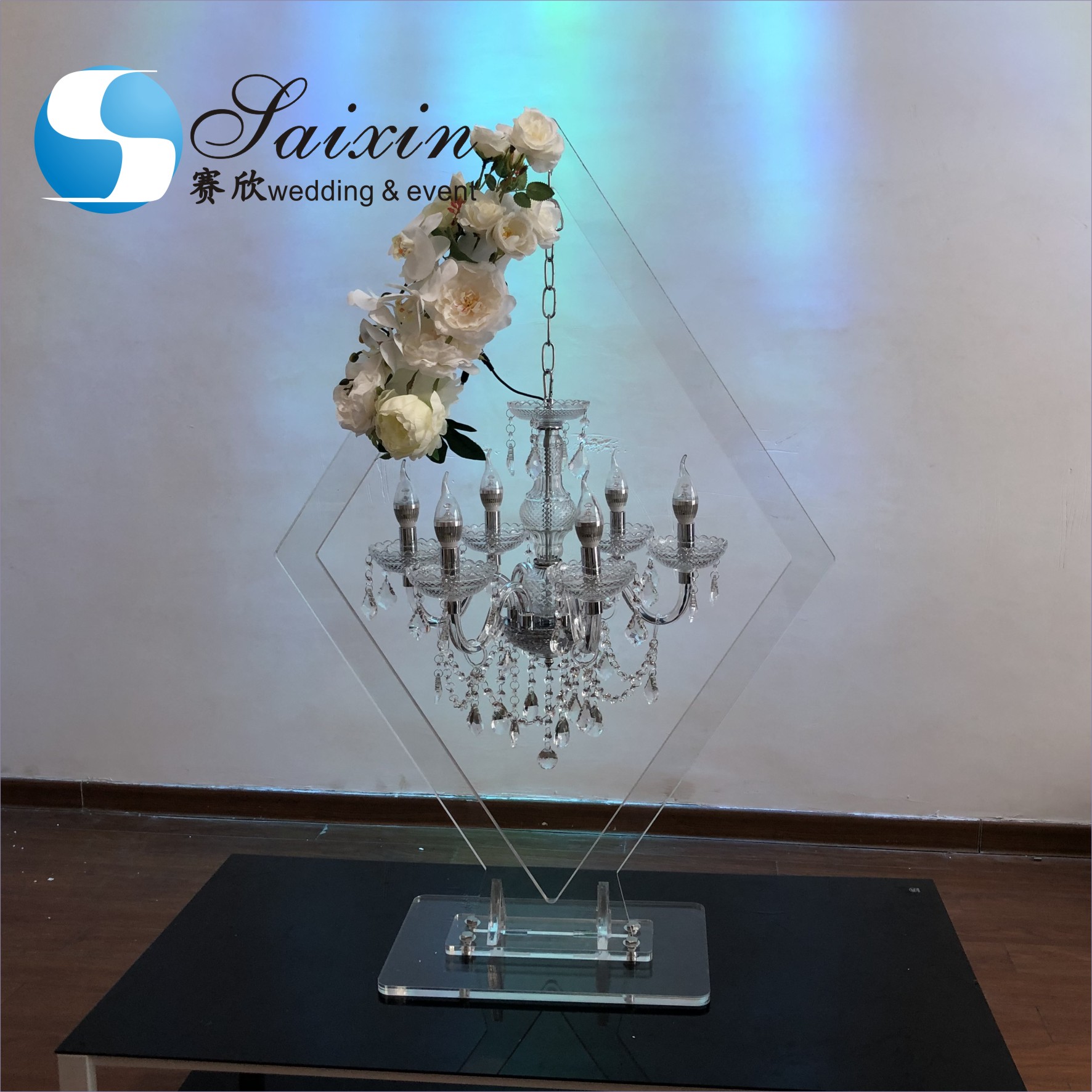 Bling crystal chandeliers 18 arms candelabra wedding centerpieces for tables