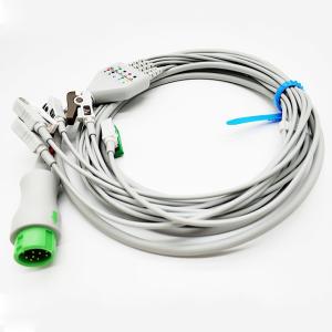 Quality MINDRAY One Piece 5 Leads ECG Cables And Leadwires With CLIP 0.44lb Cable Weight wholesale