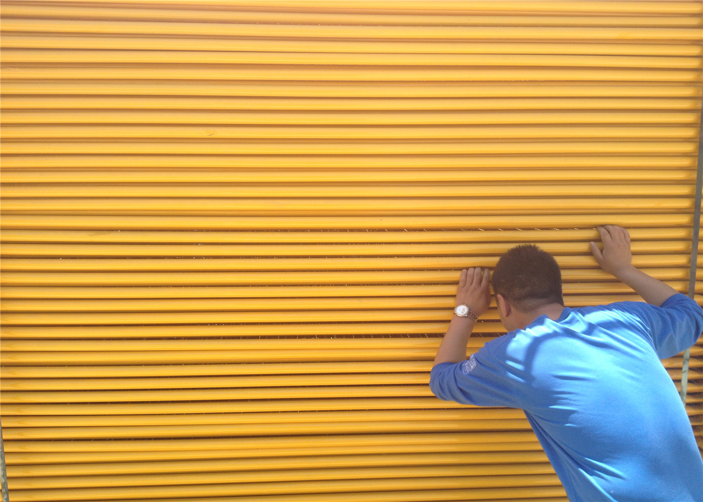 No Color Fading Construction Barrier Fence / Construction Safety Fence