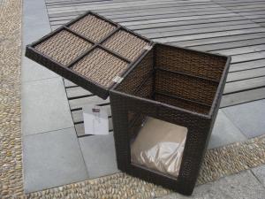 Quality Outdoor Garden Wicker Pet Bed Comfortable Pet House For Dog / Cat wholesale
