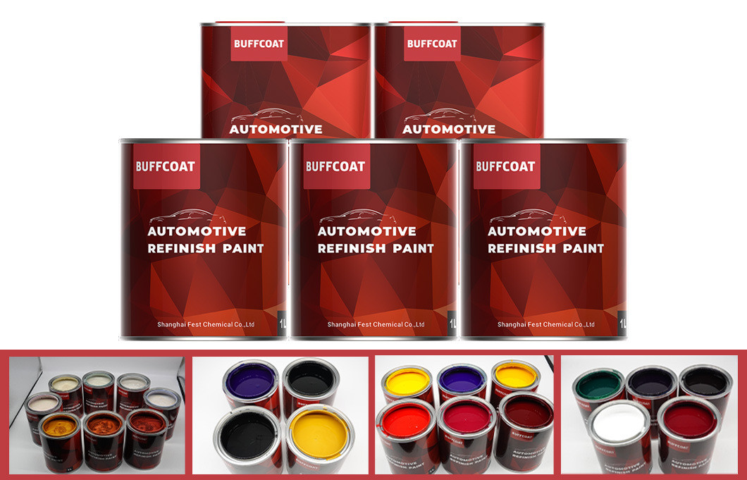 Car Coating 2k Car Refinish Paint Black Acrylic Resin Polurethane Car Spraying Paint 60um
