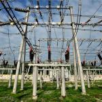 500KV Power Plant Substation Tubular Steel Structures Anti rust ISO / CNAS / IAF