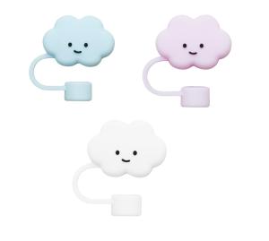 Quality Wholesale FULL Silicone Non Toxic PVC Free BPA Free Silicone Straw Topper Cloud Covers Perfect For 6-12mm Straw wholesale