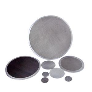 China Double Layer Dutch Wire Mesh Filter Disc Sheet , Sintered Metal Filter Disc on sale