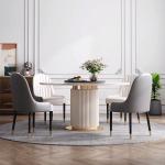 Marble Table Top Restaurant Round Dining Room Tables Height 78cm