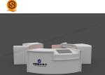 OEM Logo Solid Surface Reception Desk Bank Reception Counter