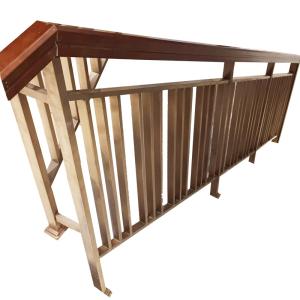 Quality Aluminum Extrusion Stair Handrail Glass Balustrade Banister Fasica Mounted wholesale