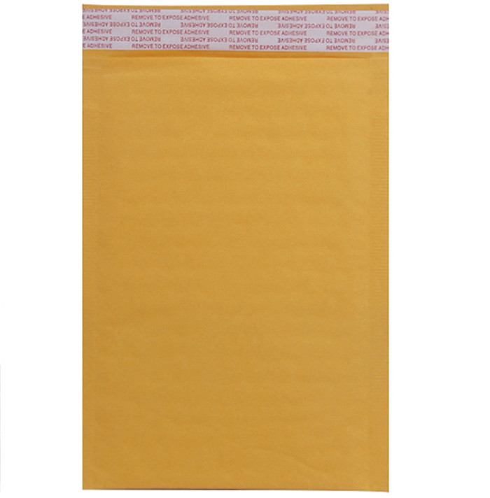 Biodegradable Kraft Paper Self Seal Bubble Mailers Size 6 12.5 X 19 For Shipping