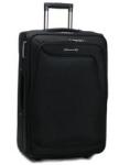 Spacious Inner Compartment Black Business Mens Rolling Carryon Luggage