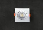 6500K 7W Square Plastic Distinct SMD LED Spotlight For Bathroom / Office