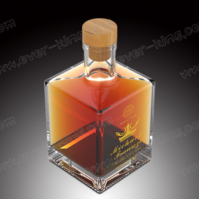 Cardboard Brandy Packaging Magnetic Flap Liquor Bottle Boxes Custom Book Shaped