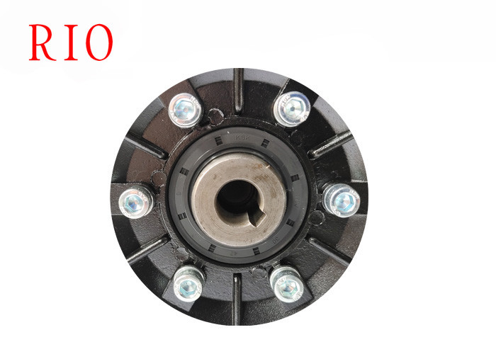 Small Turbine Car Wash Gearbox , NMRV50 Worm Gearbox with Black Shell