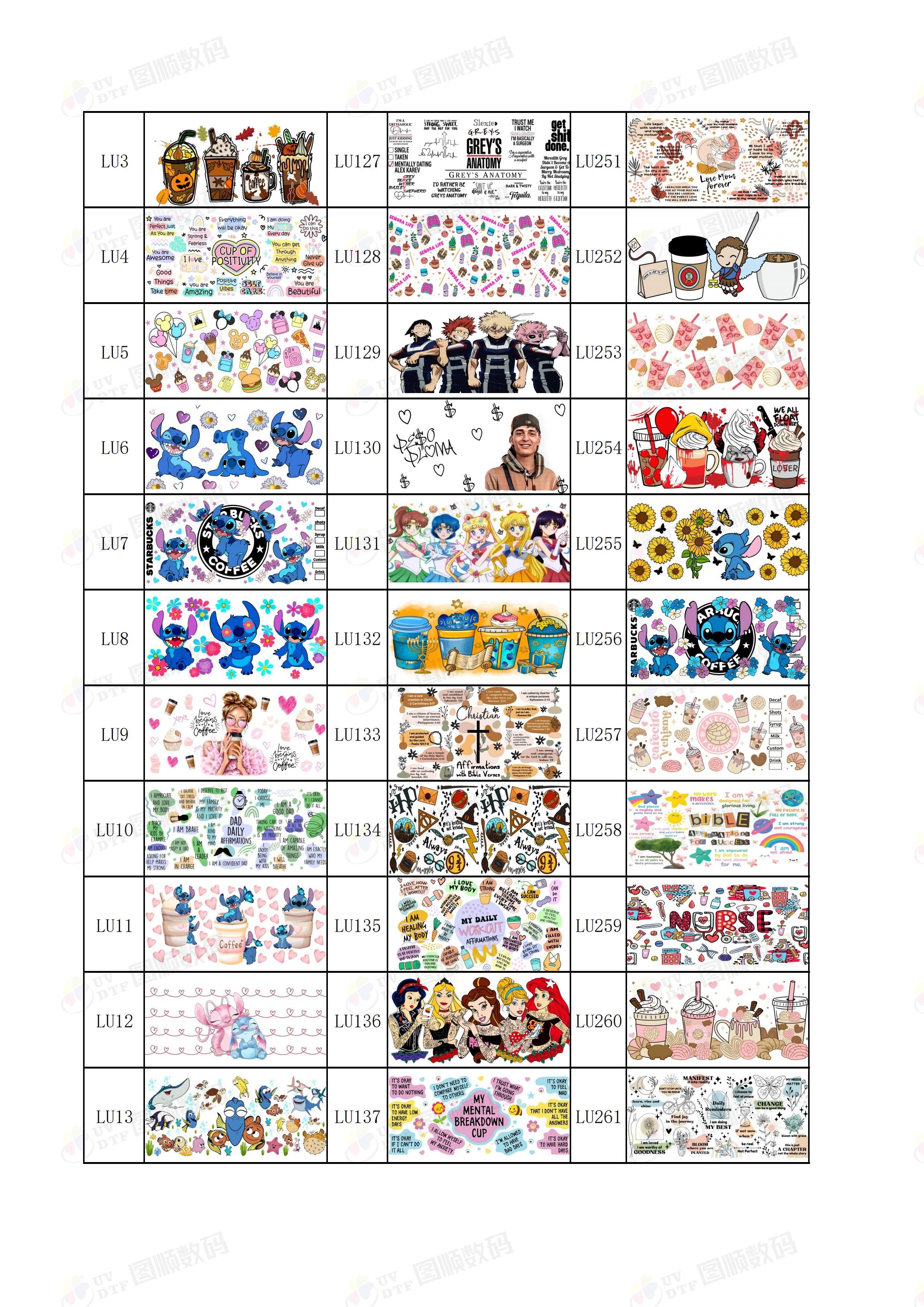 0.1mm Removable Printable UV DTF Cup Transfer Paper For Glass