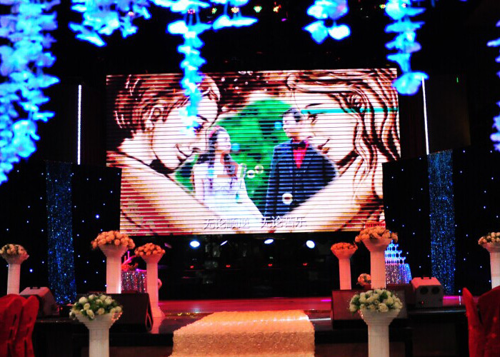 7.62mm SMD3528 Stage LED Screens , LED Stage Curtain Screen For Rental