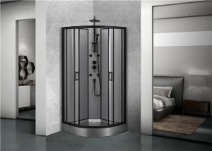 Quality Bathroom Shower Cabins Black Acrylic ABS Tray wholesale