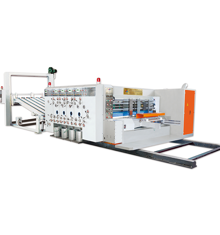 High speed flexo printing , slotting ,rotary die-cutting machine