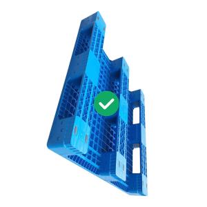 Quality Injection Molded Nestable Plastic Pallet Heavy Duty 1200Kg Dynamic Ergonomic wholesale