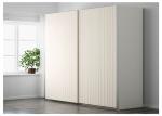 Free Standing Hinged Door Wardrobes Bedroom Shutter Door Wardrobe For Family