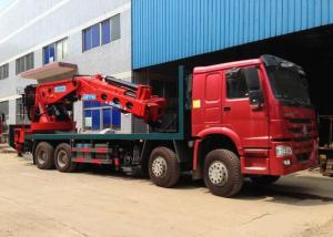 Quality Hydraulic Truck Mounted Crane 25 Tons XCMG , Hydraulic Knuckle Boom Crane wholesale