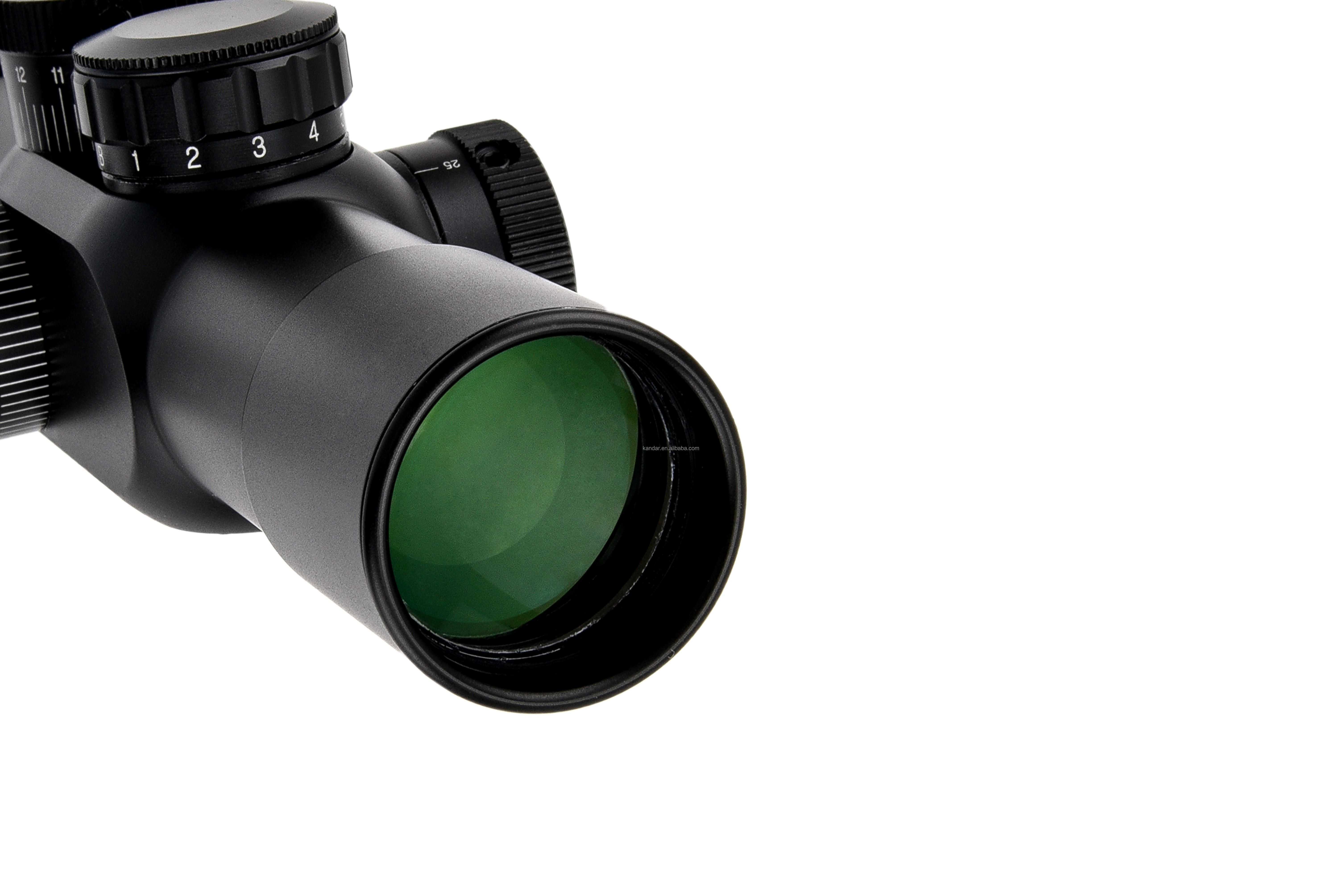 35mm KANDAR KZ 2-12x32 First Focal Plane Hunting Scope with Side Focus Glass Reticle