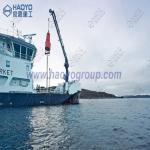 Small Knuckle Boom Fishing Boat Mini Crane Price for sale Marine Ship Deck Crane