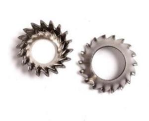 Quality Stainless Steel Countersunk Serrated Lock Washer / External Tooth Lock Washer DIN6798V wholesale