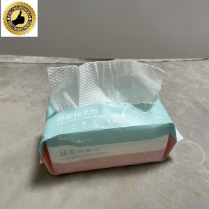 Quality 80pcs Super Soft Disposable Dry Wipes Non Woven Facial Tissue wholesale
