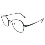 FM2589 Optical Metal Rectangle Eyeglasses Frames Full Rim Customized Unisex