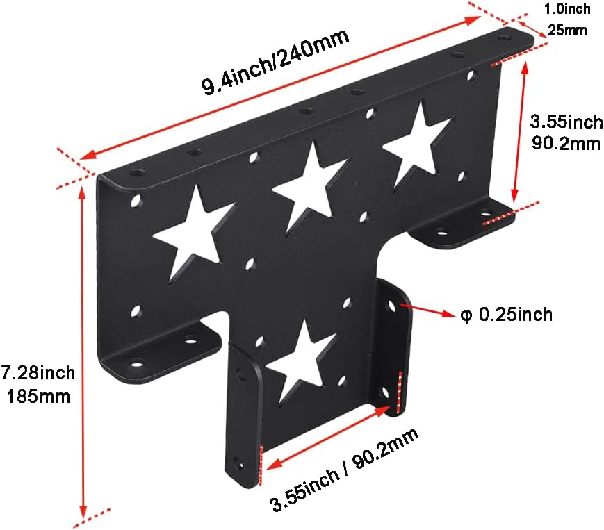 Secure 4x4 Metal Post Anchor for Pergola Gazebo Wood Pole Connection in Black