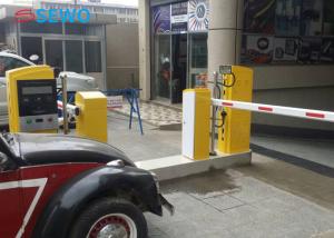 Quality Parking Lot Ticketing System Access Control Boom Barrier with Steel Tempered Glass Housing wholesale