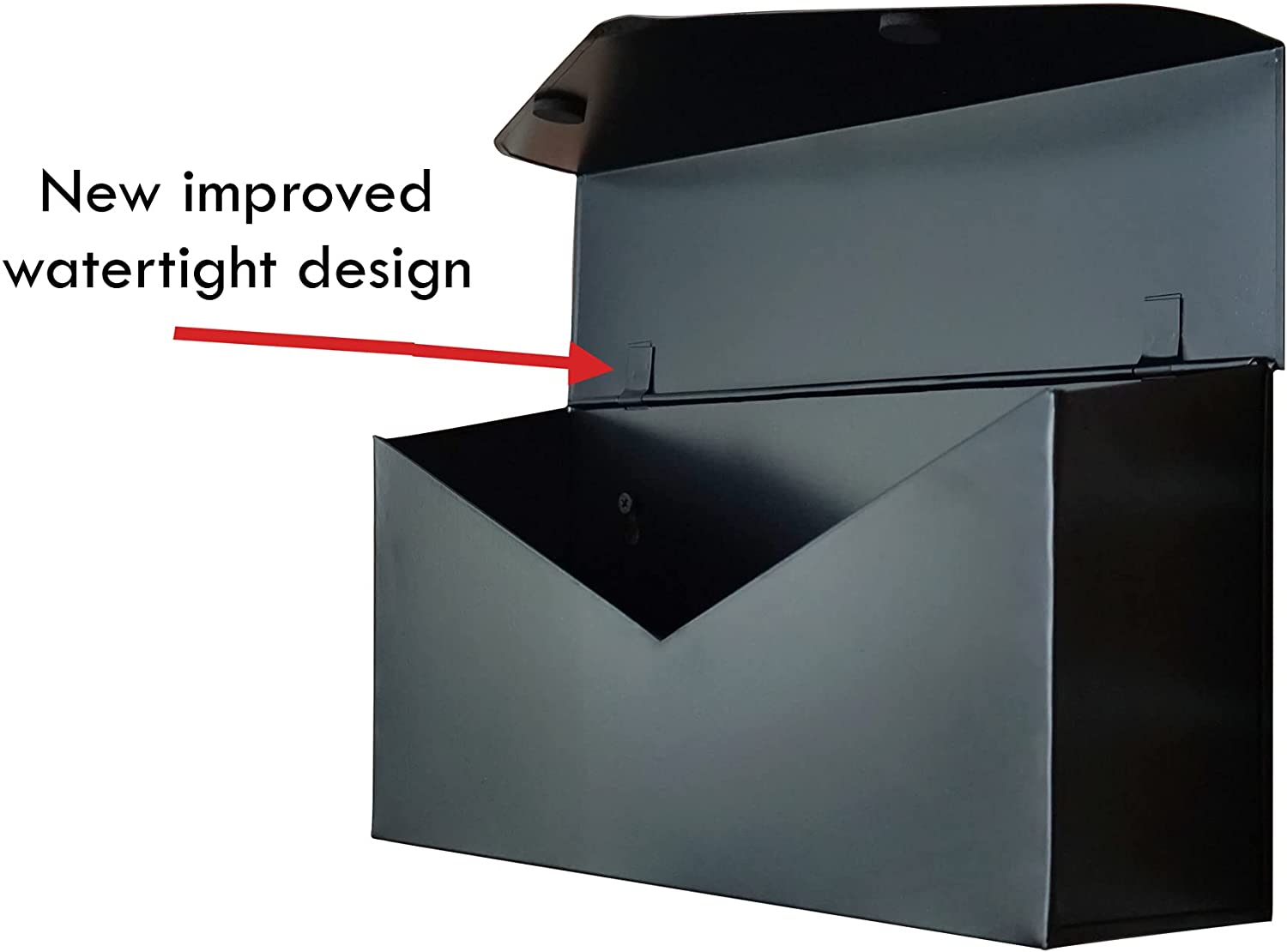 Custom Logo Printed Industrial Style Iron Wall Mount Post Box with Anti-rust Features