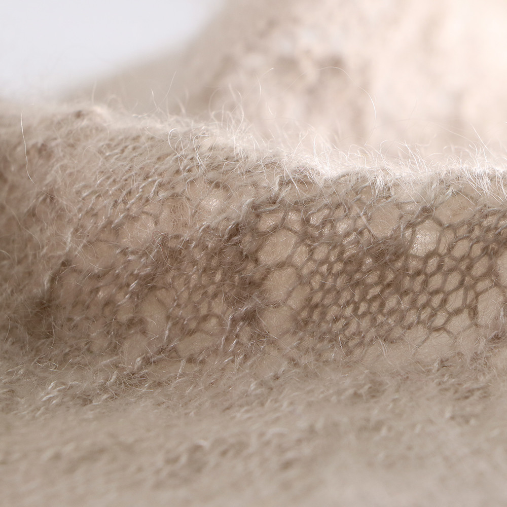 Practical Soft Mohair Silk Blend Yarn , 1/8.5NM Gloves Mohair Wool For Knitting