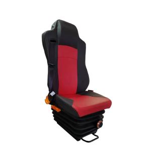 Quality Black Red Mechanical Suspension Truck Seats Freightliner Driver Seat Replacement wholesale