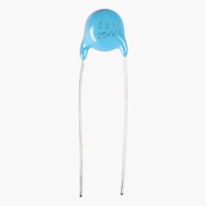 Quality 15KV 25KV High Voltage Capacitors Blue Epoxy Coating 220pf Ceramic Capacitor Y5T wholesale