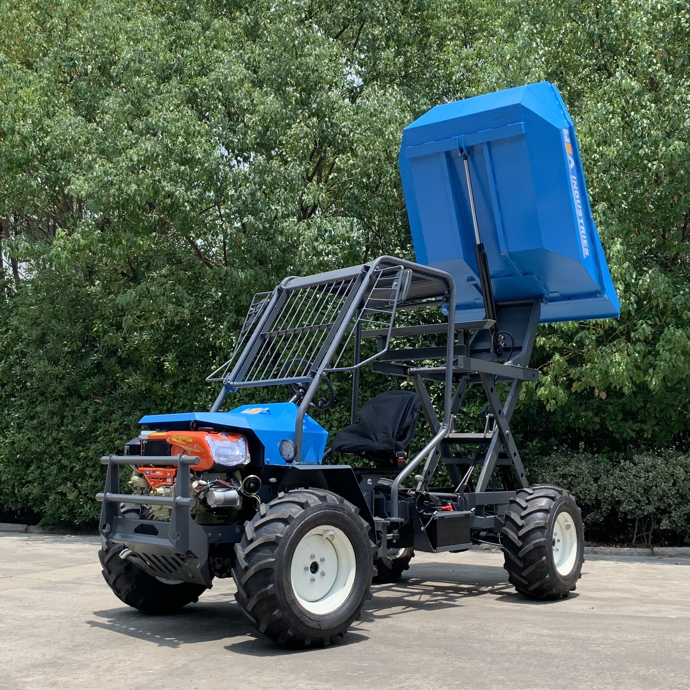 Self Loading Mini Dumper 2 Ton 280mm For Pineapple Plantations