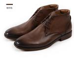 Chukka Suede Leather Mens Leather Casual Shoes Brown Mens Lace Up Dress Boots