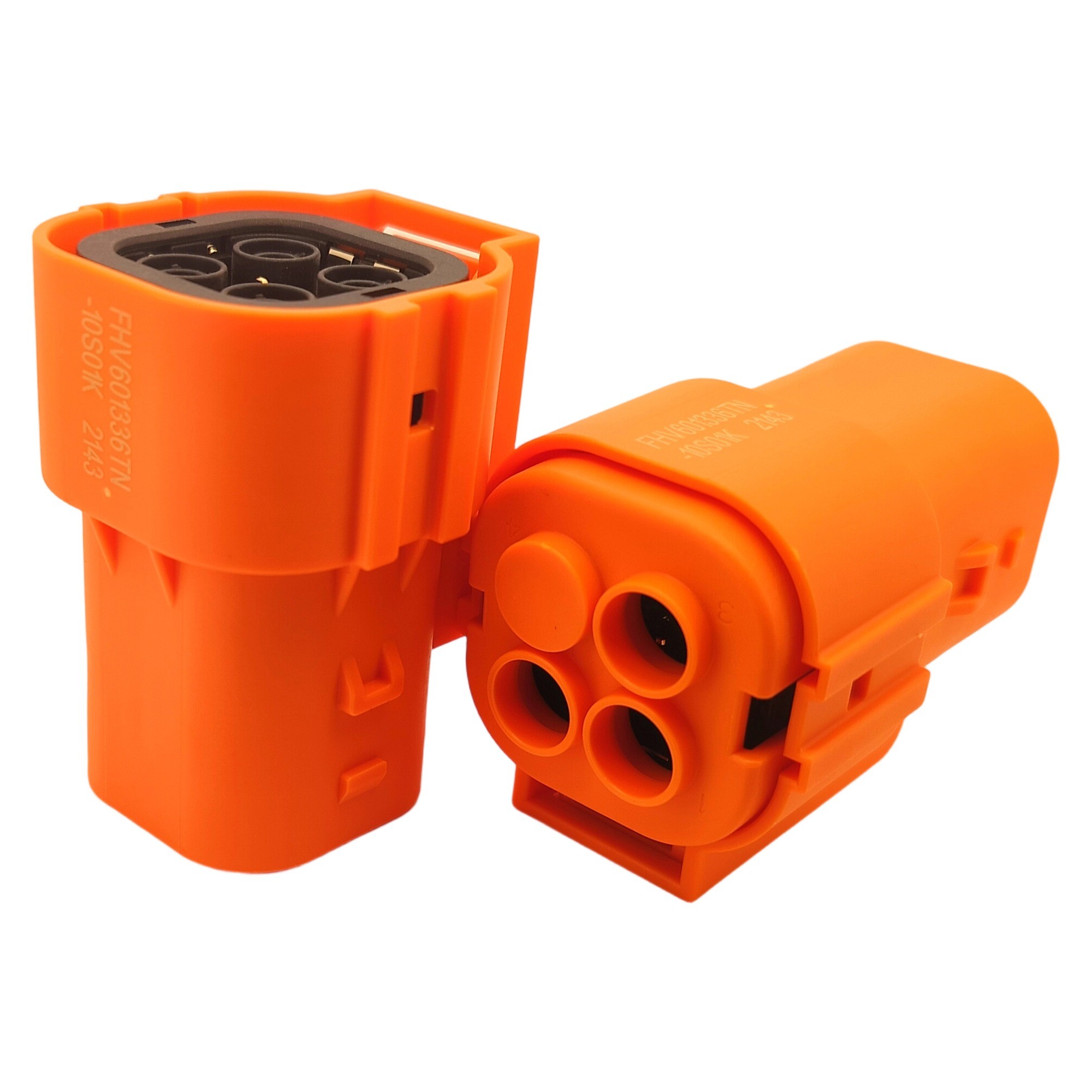 IP67B EV Connector 3-Pin Plastic 1000V 80A for Battery A/C PTC