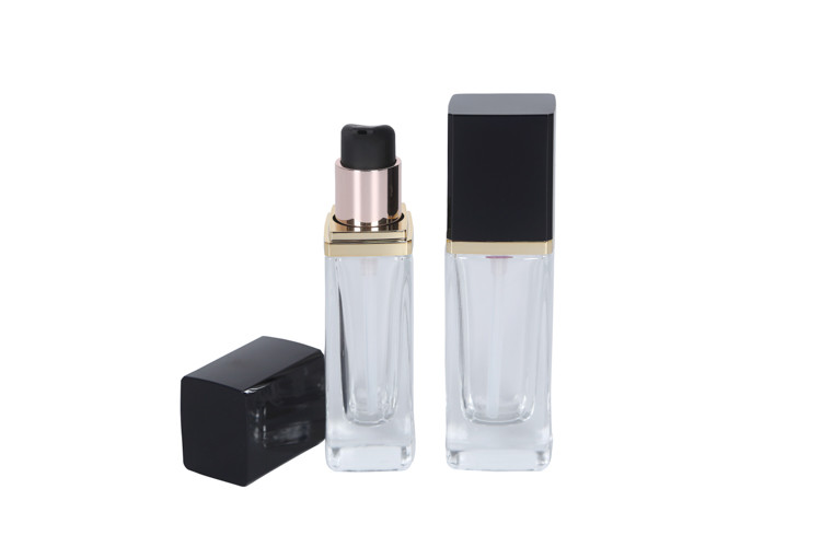 20ml Glass PP Foundation Bottle Customized Skin Care Packaging Serum Bottle UKE08